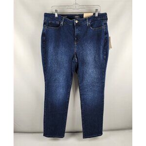 NYDJ Jeans Womens 16P Blue Sheri Slim Petite Denim (34x28) NWT